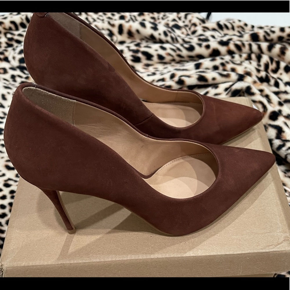 Steve Madden Chocolate brown heels 🍫🤎